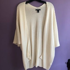 Cream forever 21 cardigan